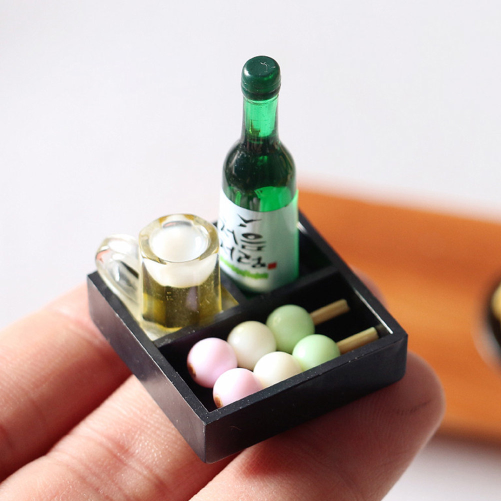 Japanese Lifestyle In Japanese - Juego decorativo realista de Mini Sushi,