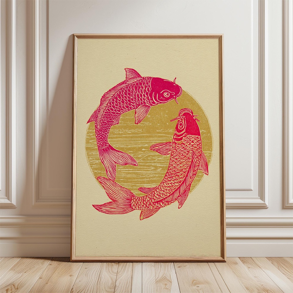 Póster de Pez Dorado, Pósteres - Japanese Zen Lifestyle reseña y precio