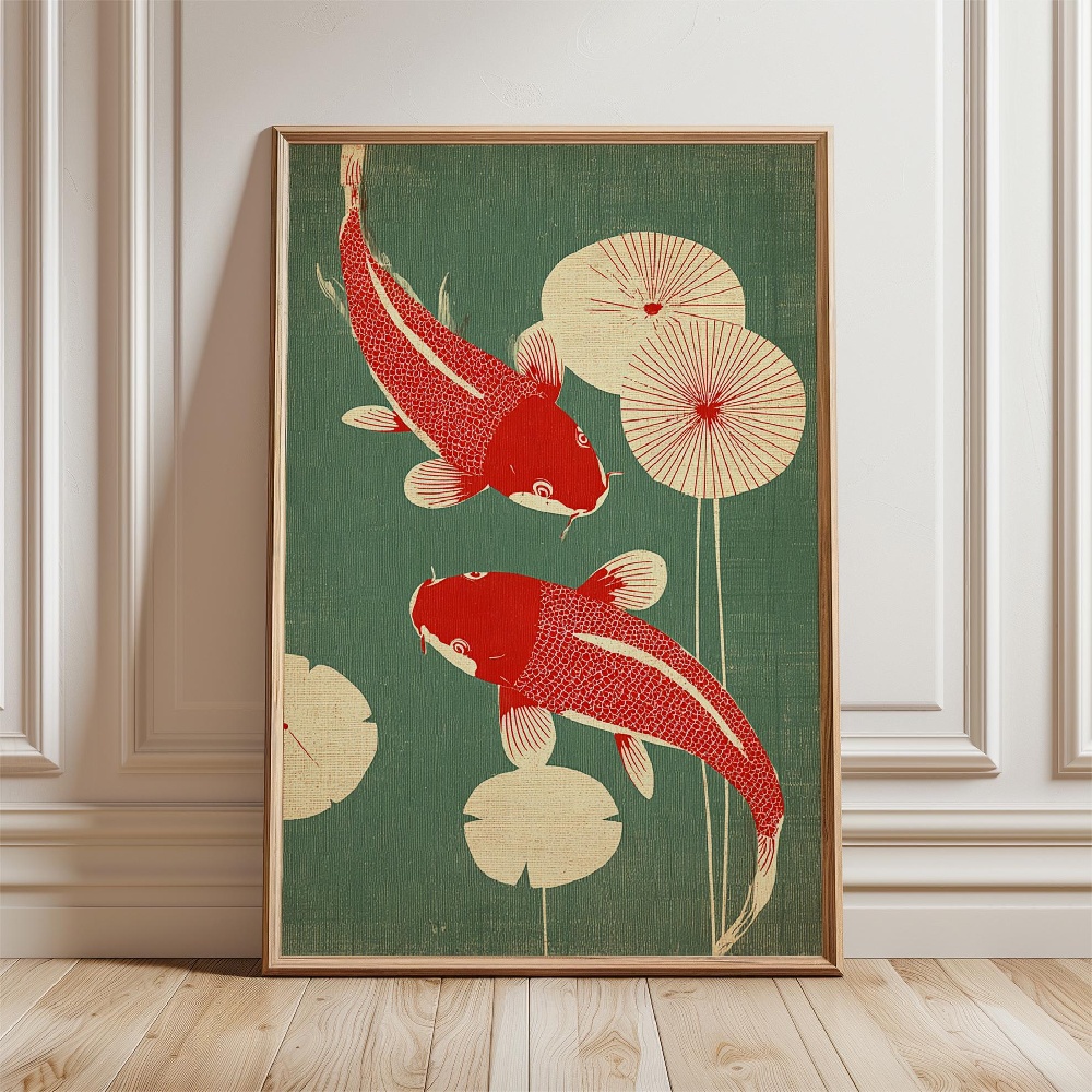 Póster de Pez Dorado, Pósteres - Japanese Zen Lifestyle reseña y precio