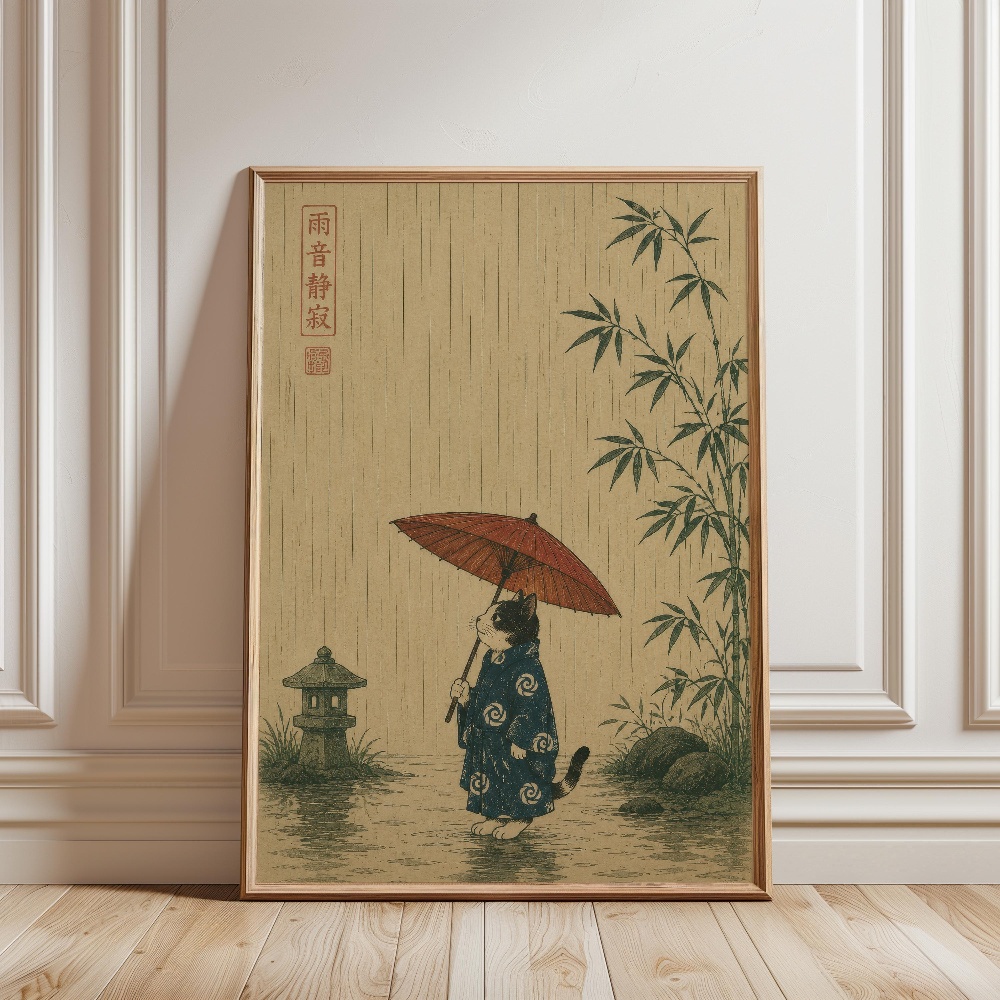 Póster Impreso en Lienzo de Ga - Japanese Lifestyle In Japanese reseña y precio