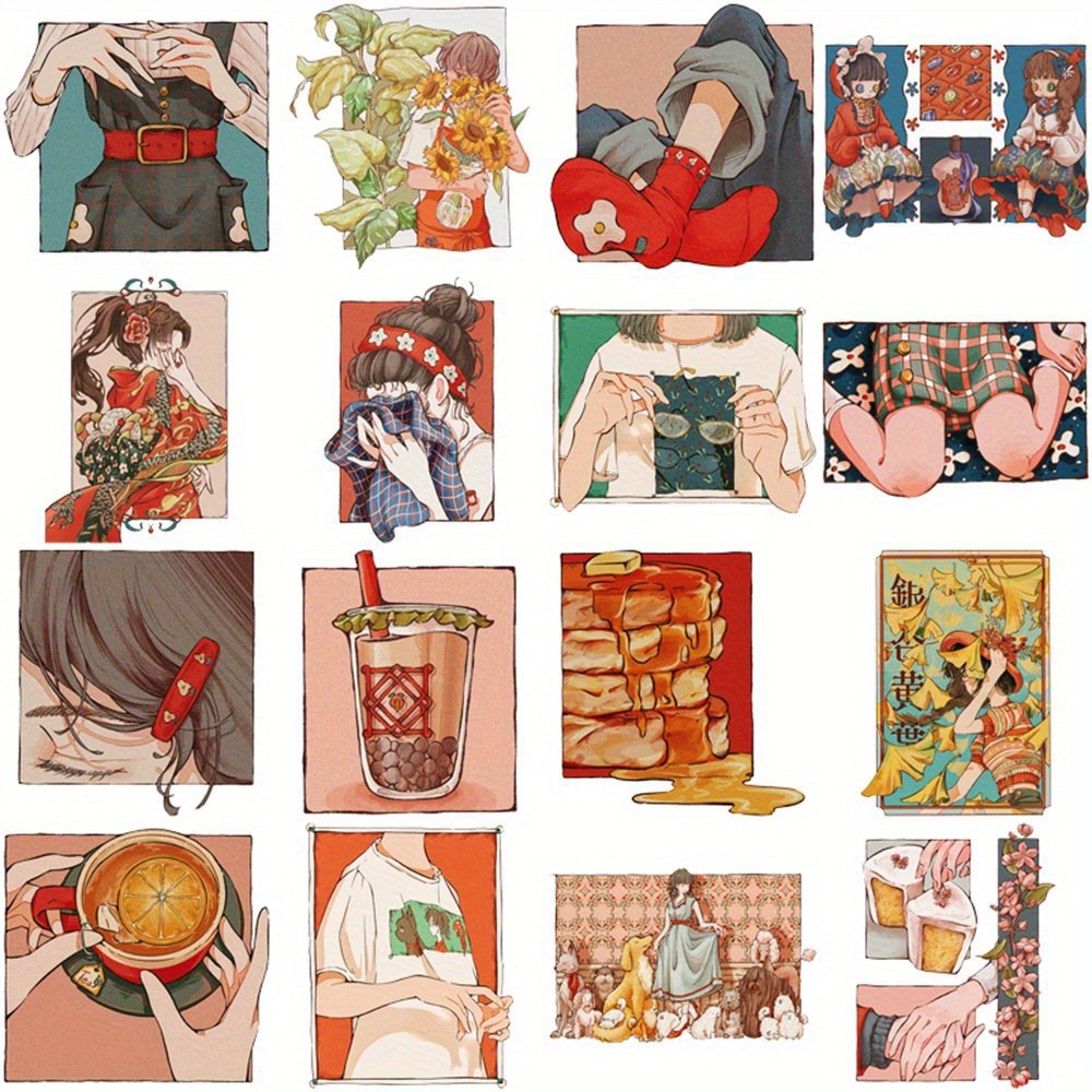 50 Pegatinas de Estilo Vintage - Japanese Lifestyle Store reseña y precio