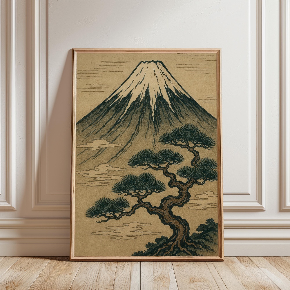 Póster de paisaje japonés del  - Japanese Zen Lifestyle reseña y precio