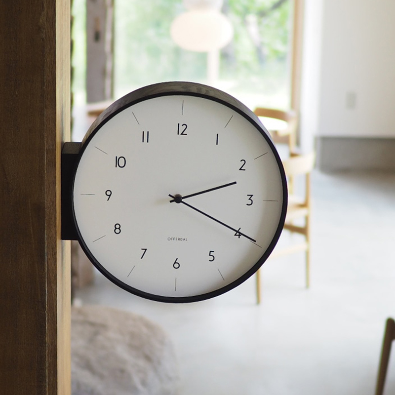 Reloj de pared de doble cara d - Japanese Lifestyle In Japanese reseña y precio